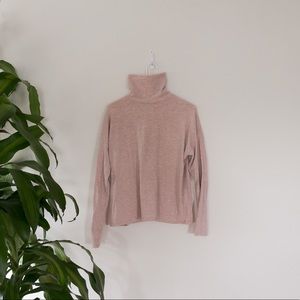 Pink heather Turtleneck Long Sleeve